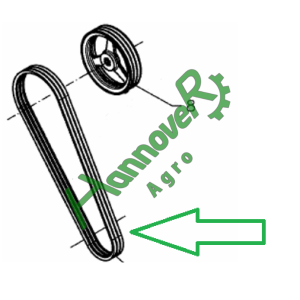 Комплект пасів (3шт) TAARUP KT99202437 2